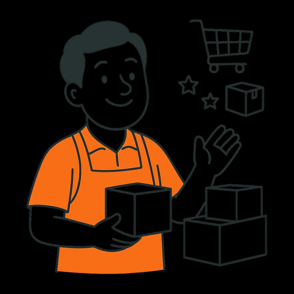 E-Commerce & Retail illustration