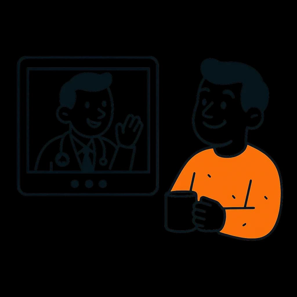 Telemedicine illustration