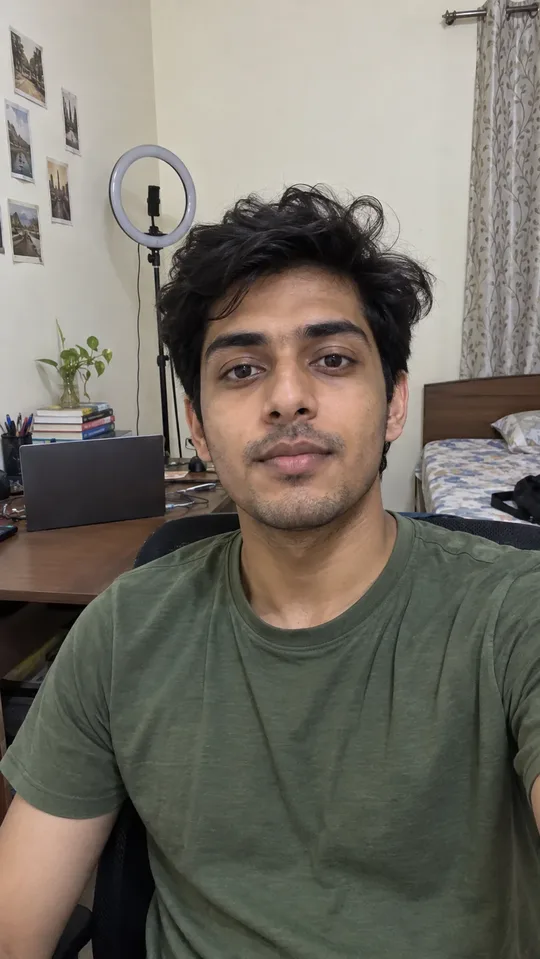 A raw phone video before editing